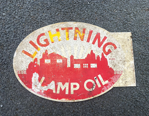 Vintage lightning lamp - lightning,