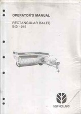 New Holland Baler 940 & 945