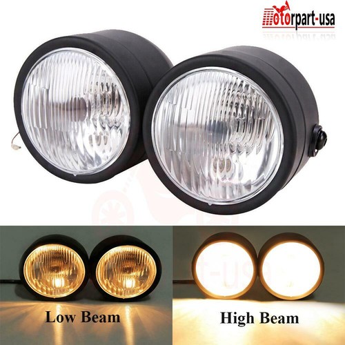Motorcycle twin headlight dual - twin,