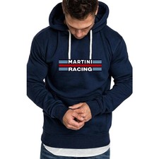 Felpa con cappuccio da uomo Martini Racing casual sport men corse vari colori