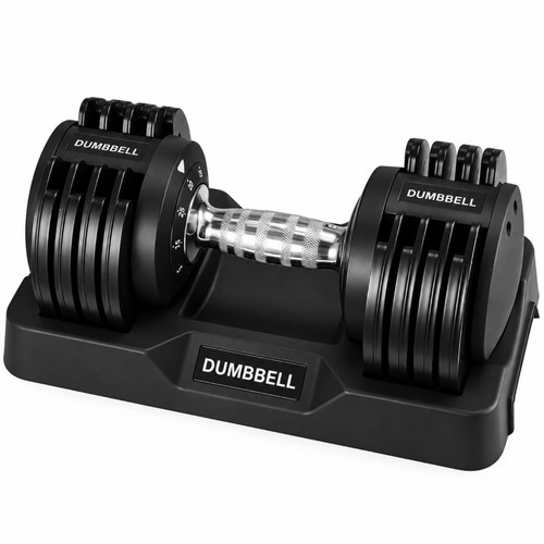 Adjustable dumbbells set - adjustable,