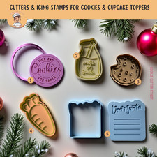 Christmas Cookies & Milk For