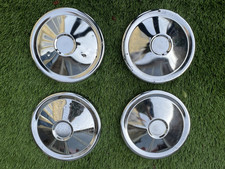 SET OF 4 ORIGINAL CHROME