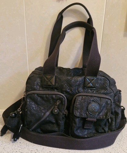 Kipling defea dark black nylon - kipling, dark/black