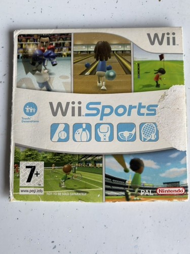 Wii sports cardboard sleeve - sports,