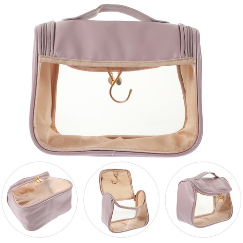 Clear toiletry bag - bag, handle