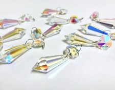 12pcs AB Crystal Torpedo