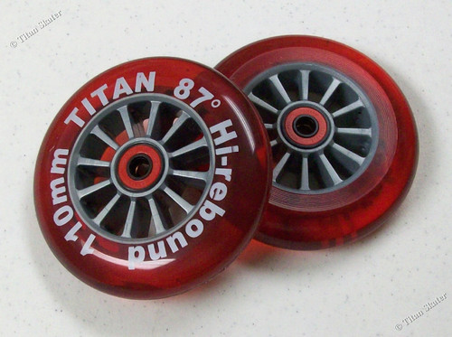 110mm red scooter - scooter, with