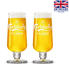 Carlsberg Beer Glasses (2pc)
