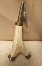 Superb Antique Antler Powder