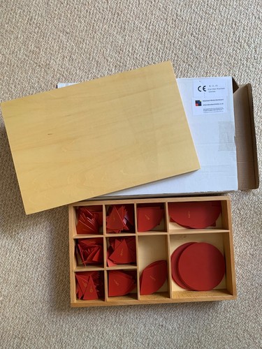 Montessori fraction circles - fraction,