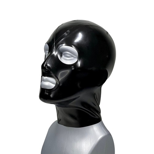 Men latex rubber hood - latex,