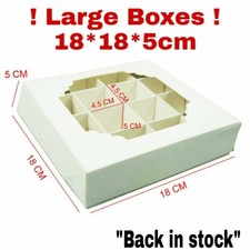 Large Empty Pick & Mix Sweet Boxes with clear window display ideal gifting