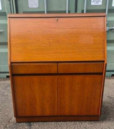 Mid century teak bureau 1960s - mid,