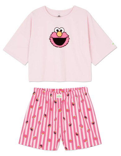 Ladies cotton pyjamas - cotton, sesame