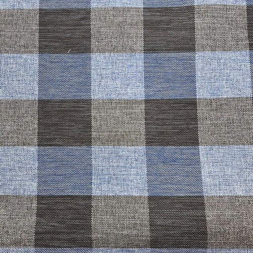 Blue and grey check - blue,