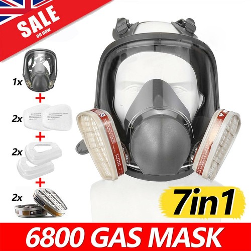 Full face gas mask - face,