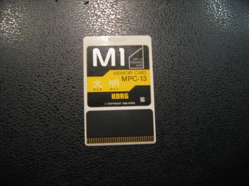 Korg mpc memory card - korg, mpc-13