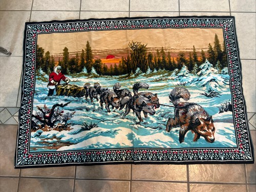 Vintage dog sled hang - dog,