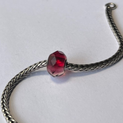 Trollbeads retired red pink - trollbeads,