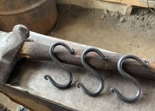 S Hooks, Set Of 3. Blacksmith