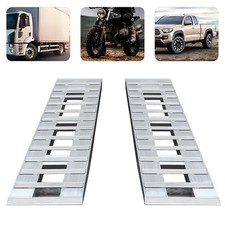 2-Piece Aluminum Trailer Ramps for Safe Loading of Vehicles and Equipment