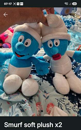 Smurfs plush soft - plush,