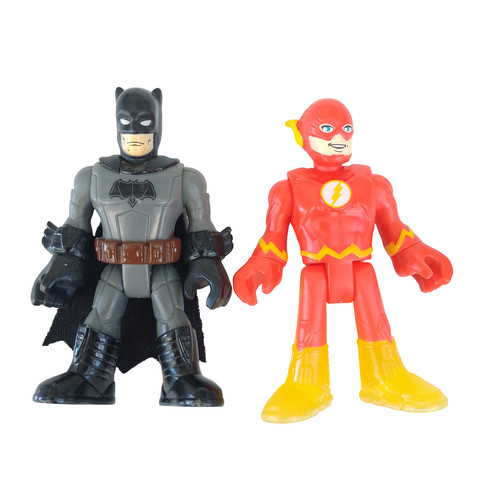 Imaginext flash and batman - flash,