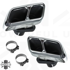 Quad Exhaust Tips for Range Rover Sport L494 Supercharged style trims