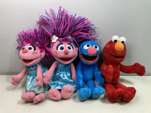 Sesame street plush lot 4 - sesame,