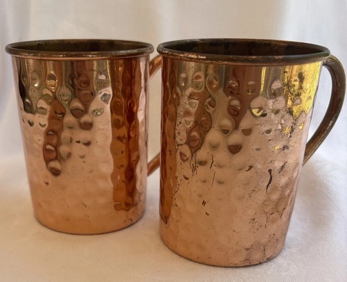 Vintage hammered copper moscow - vintage,