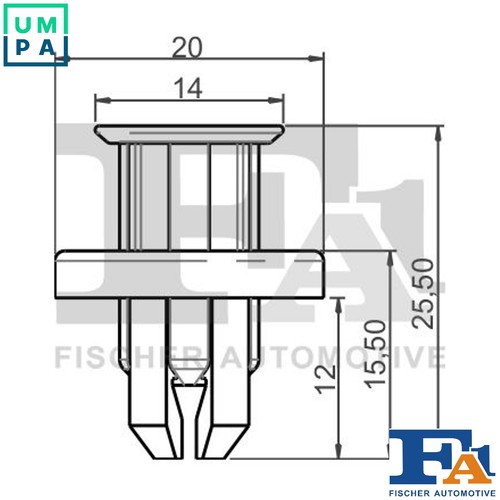 Clip trimprotection strip - clip,