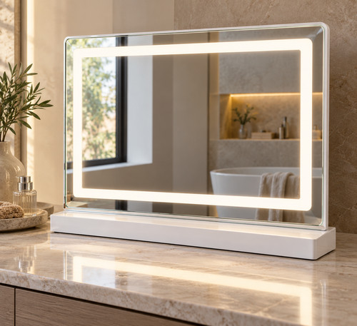 White led hollywood vanity - white,