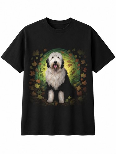 Old english sheepdog - old,