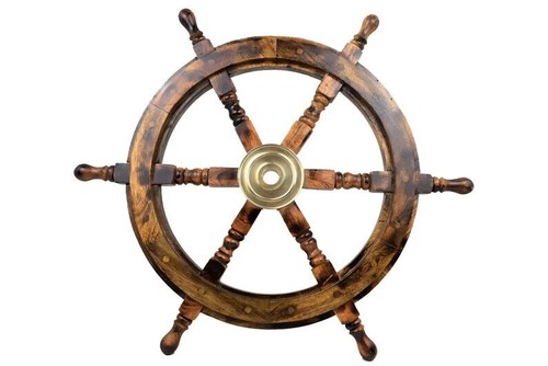 Brass finishing wooden - 24",