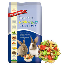 Mr Johnson's Supreme Tropical Fruit Mix Rabbit Food Feed 2.25kg - 15.75kg