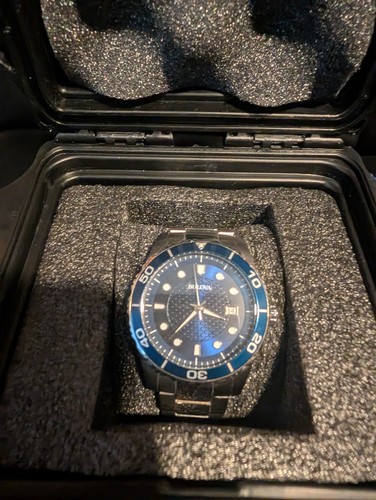 Bulova 43mm silver stainless - silver,