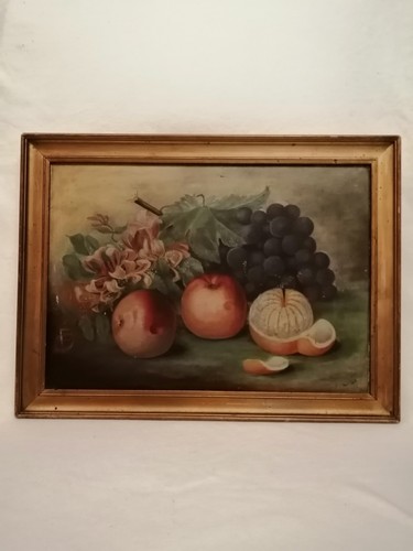 Antique 19thc oil - oil, on