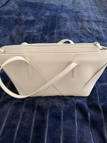 Zara cream handbag - zara,