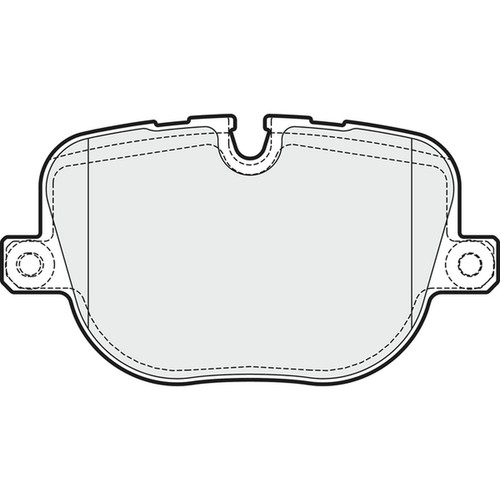 Brake pads set for - set, land
