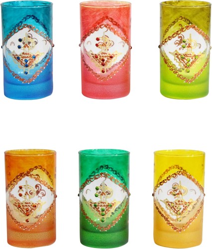 Moroccan tea glasses - moroccan,