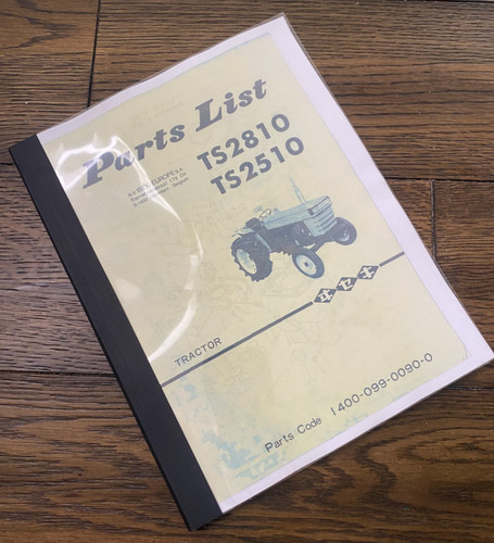 Tractor service parts - parts, manual