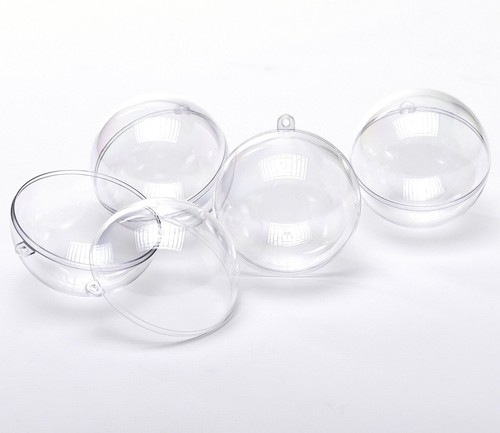Part clear plastic bauble - 2,