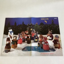 NEW Alan Dart Dickensian Mice Christmas Knitting Pattern DK Sirdar 4132 Original