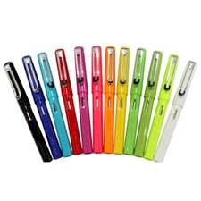 1PC Jinhao 599A Plastic Fountain Pen Fine Nib 0.5mm Office Writing 18 Colors #MJ