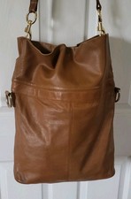 Zara Large Tan Genuine Leather