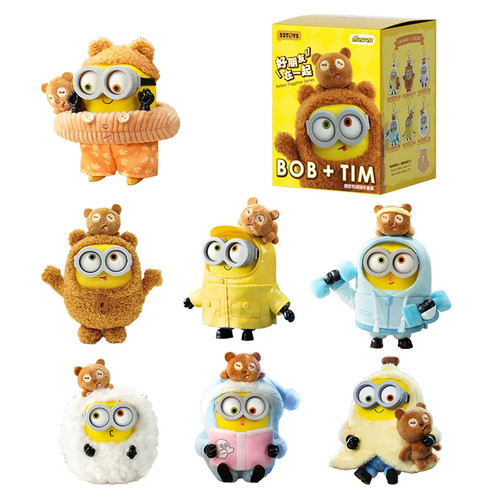 Minions plush keyring blind - minions,