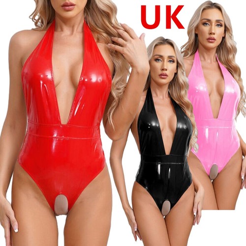 Women rompers wet look - rompers,