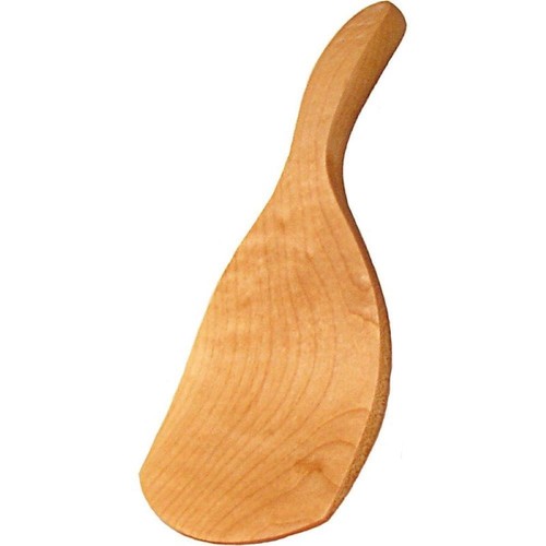 Curved butter paddle - curved,