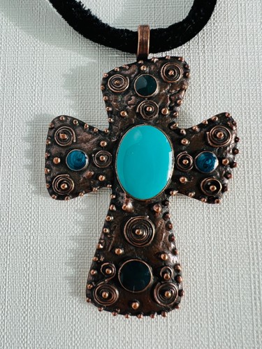 Huge vintage copper - huge, cross